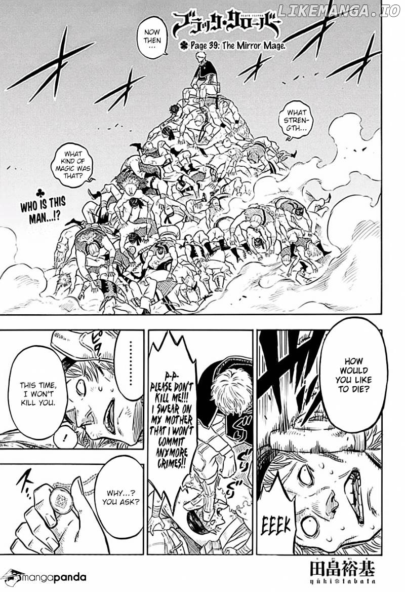 Black Clover chapter 39 image 01